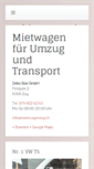 Mobile Screenshot of mietwagenzug.ch